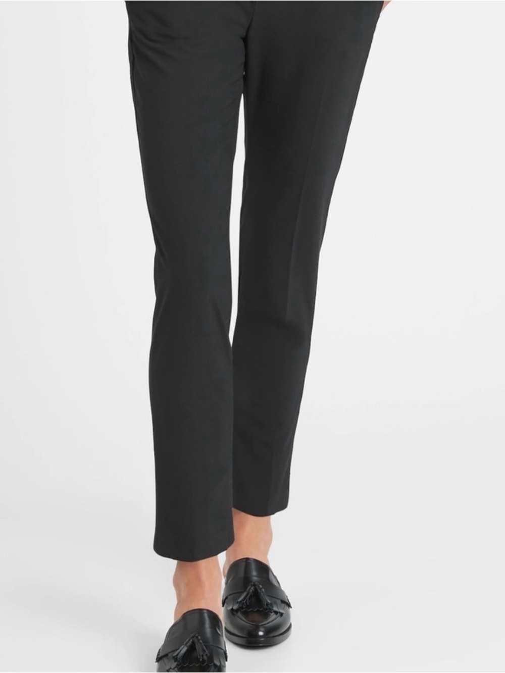 Banana Republic Avery Black Tailored Dress Pants